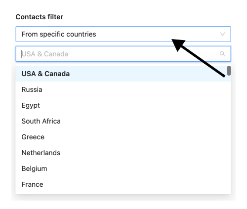 Step 2: Select Countries